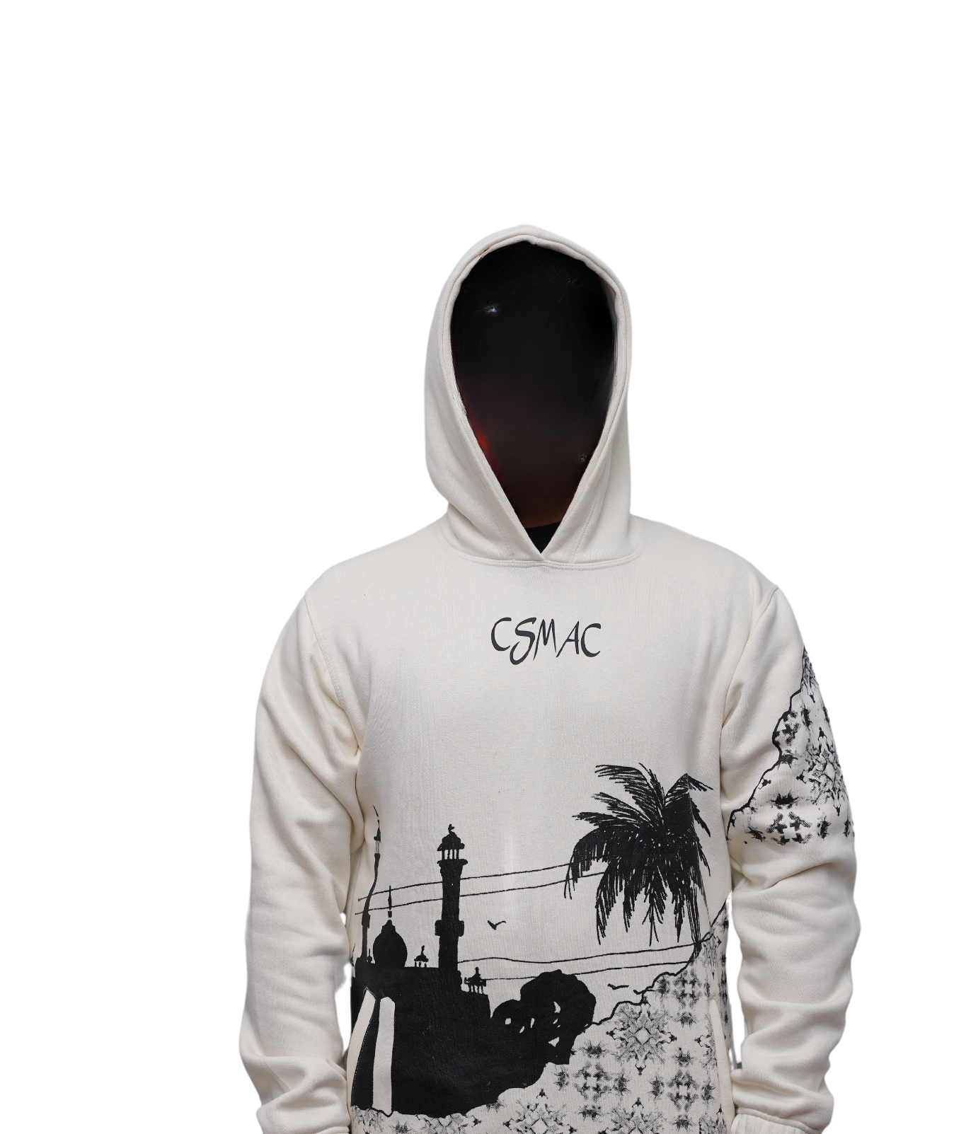 CSMAC Classy White Hoodie